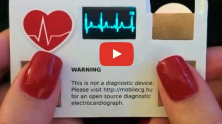 An Electrocardiograph business card