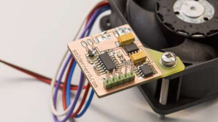 Temperature controlled fan