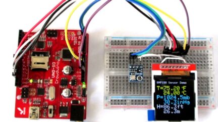 Using BMP180 for temperature, pressure and altitude measurements