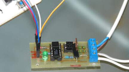 Arduino controlled Triac light dimmer