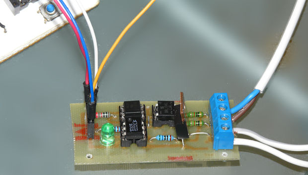 Arduino controlled Triac light dimmer