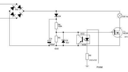 AC PWM dimmer for Arduino