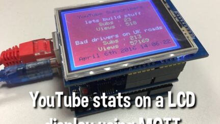 Display YouTube Stats on LCD Screen