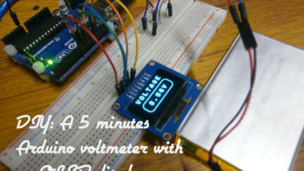 Arduino Voltmeter With OLED Display