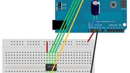 Programming an ATtiny with Arduino board