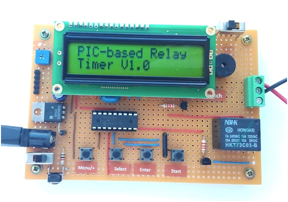 PIC16F628A Programmable Digital Timer