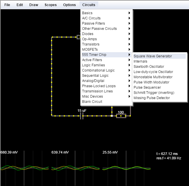 HTML5 Circuit Simulator