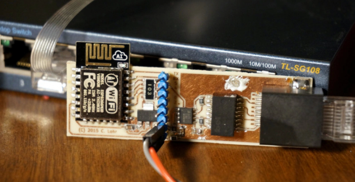 ESP8266 + I2S = Software-based 10-Base-T Ethernet Driver