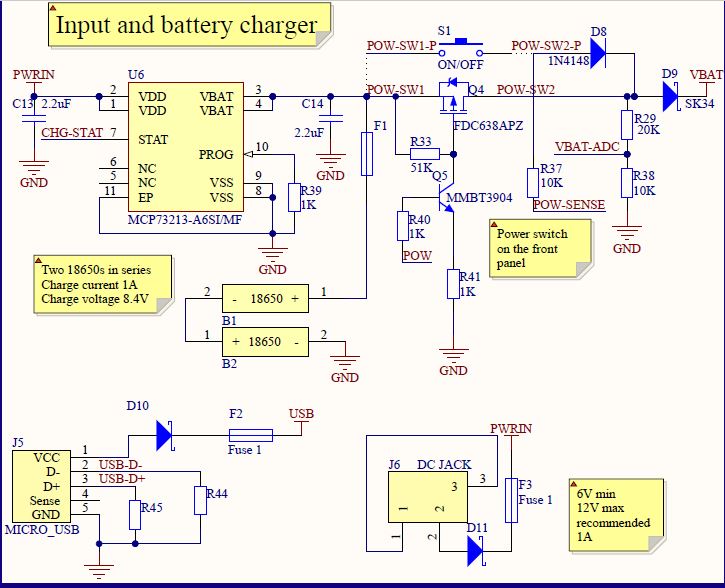 input + charger