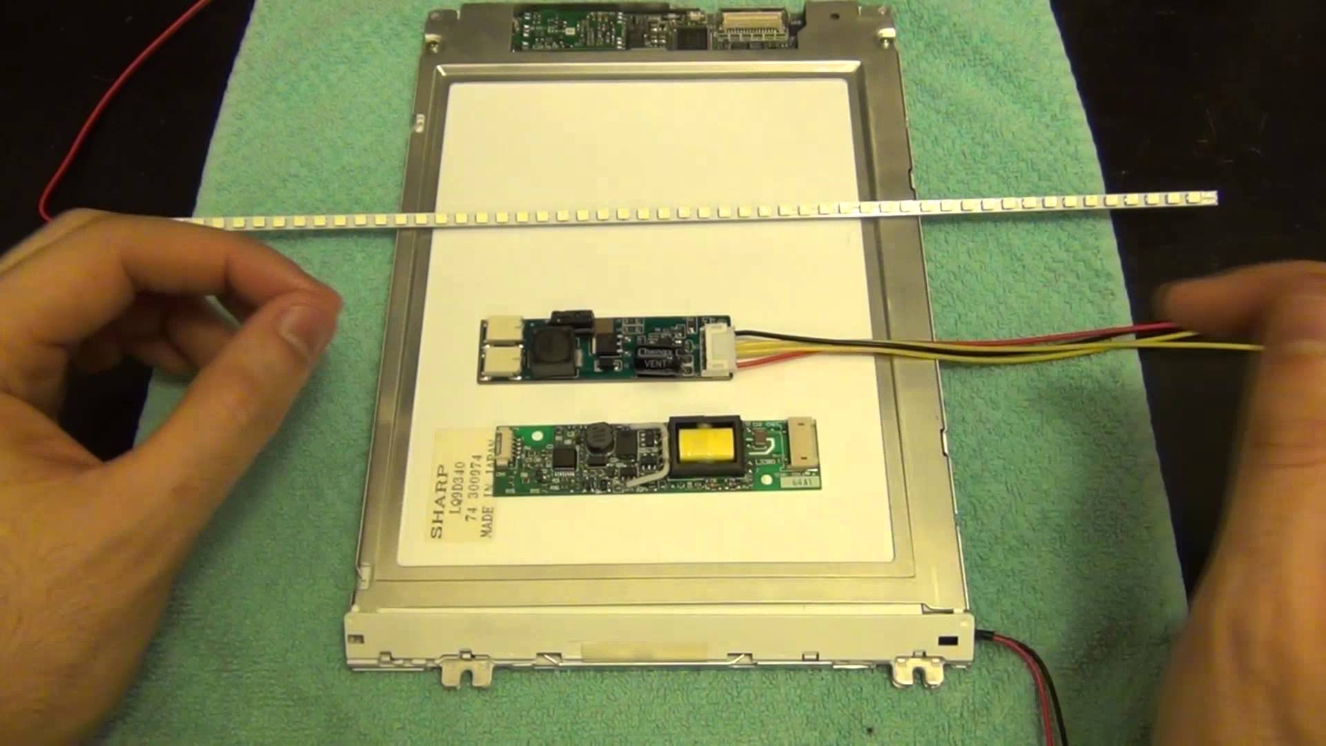 LCD Screen Backlight CCFL to LED Replacement