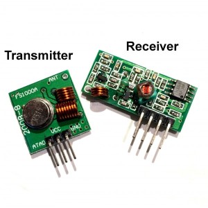 Arduino 433Mhz RF Wireless Data Transfer Arduino 433Mhz RF Wireless Data Transfer