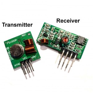 Arduino 433Mhz RF Wireless Data Transfer