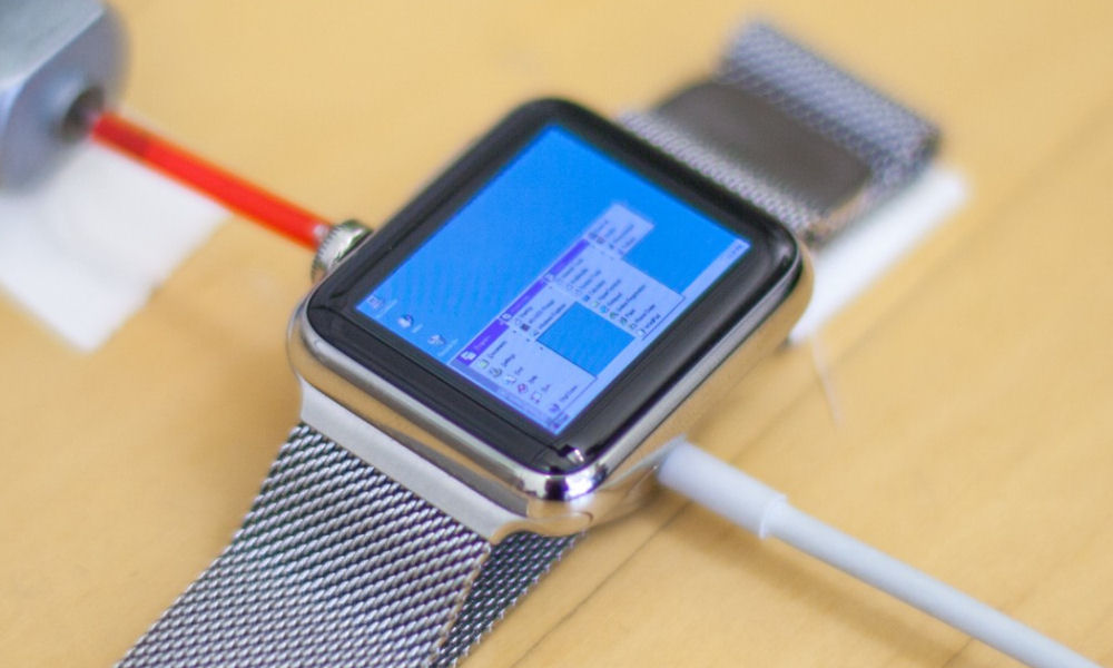 Windows 95 on an Apple Watch Windows 95 on an Apple Watch