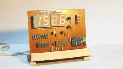 ESP8266 Desktop Clock – WiFi Synchronised