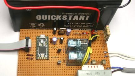 DIY electronic RFID Door Lock with Battery Backup