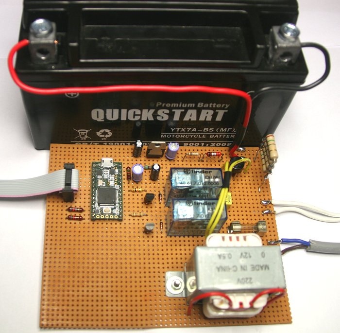 DIY electronic RFID Door Lock with Battery Backup