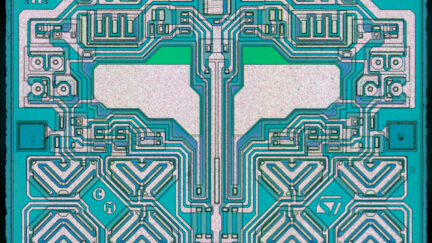 ST TL072 – dual JFET opamp die-shot