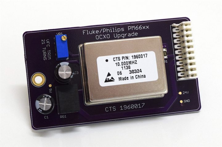Fluke/Philips PM66xx Frequency Counter OCXO Upgrade