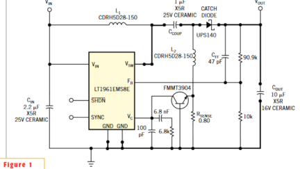 Single transistor provides short-circuit protection