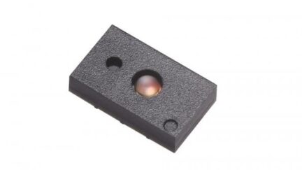 Ambient light and proximity sensors sense distances up to 10cm