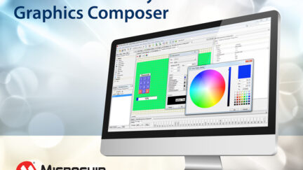 Microchip announced MPLAB® Harmony Graphics Composer GUI Tool