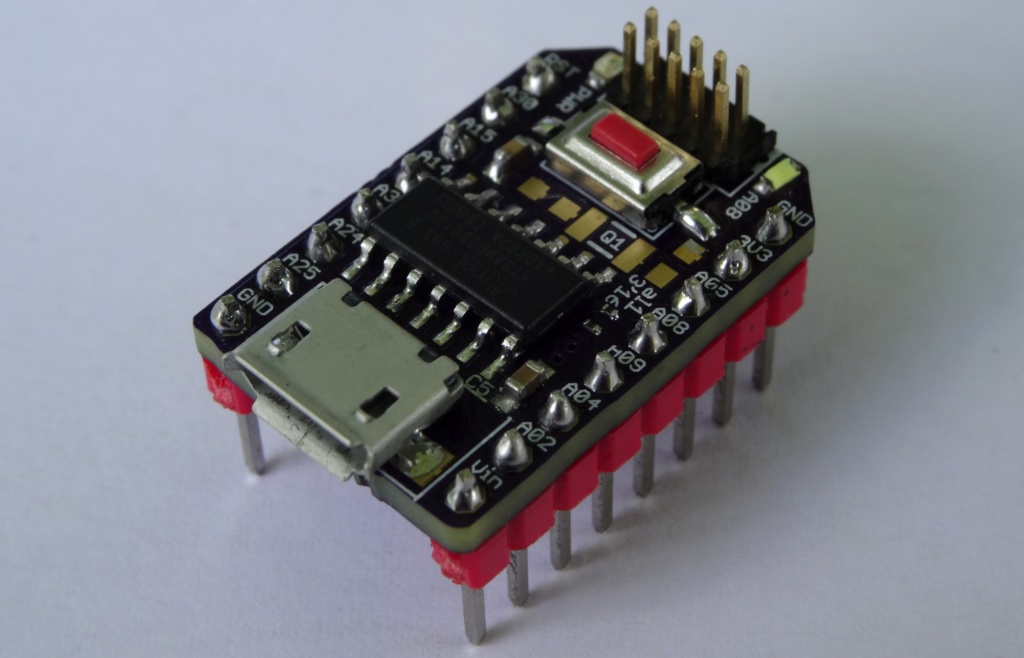 samDEV_09 – Mini devboard for Atmel’s SAMD09 ARM Cortex M0+ Microcontroller