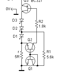 LED current regulator has low dropout