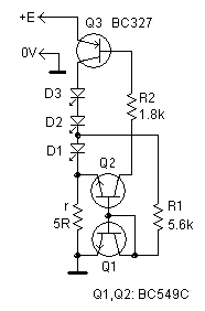 LED current regulator has low dropout