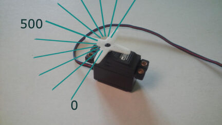 1000 steps Servo motor