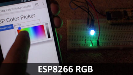 ESP8266 RGB Color Picker