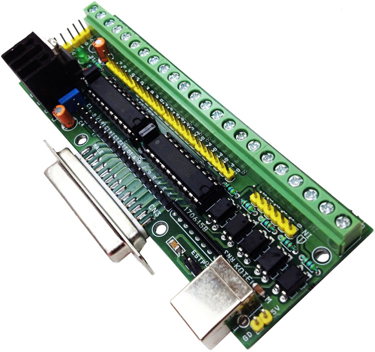 Parallel-Port-Breakout-CNC-PIC