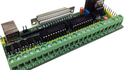 Parallel Port Breakout board with Buffer for CNC & Routers