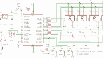 Count down timer for UV lamps using PIC16F887