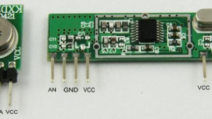 How to do serial comms using the cheap RF 433/315 MHz modules