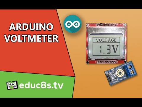 DIY Voltmeter using a simple voltage sensor and Arduino Uno and a Nokia 5110 LCD