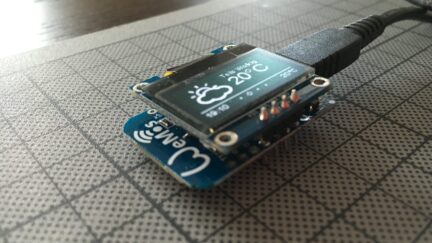 Piggybacking OLED display on WeMos D1 Mini