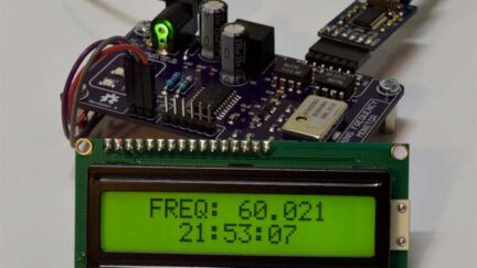 Designing a mains frequency monitor