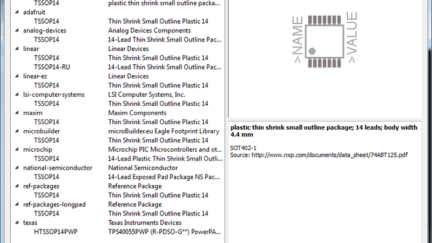Eagle Tutorial – How to add a new package to a component