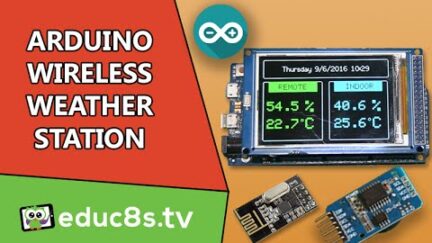 Wireless Weather Station using Arduino Due, DHT22 sensor and NRF24L01+
