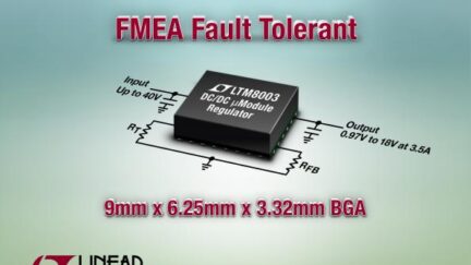 LTM8003 – 40VIN, 3.5A Step-Down μModule Regulator