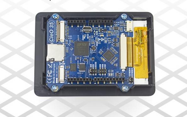 Arduino-compatible touch-enabled display shield from FTDI