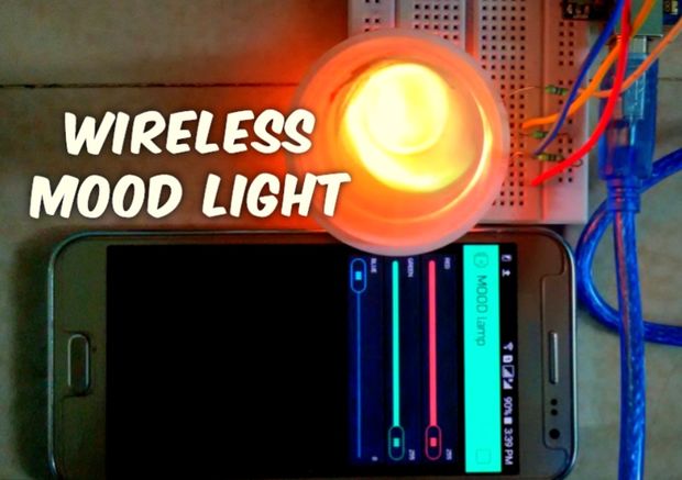 Wireless mood light with Arduino & BLYNK Wireless mood light with Arduino & BLYNK