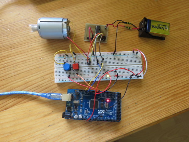 Controlling DC motors with Arduino and L293