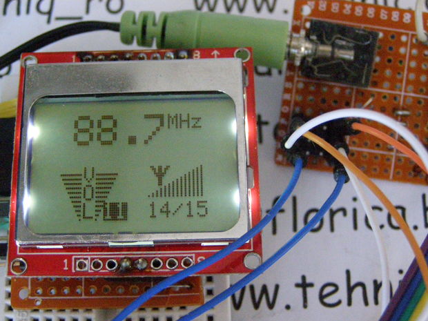 TEA5767 FM Radio With Digital Volume control