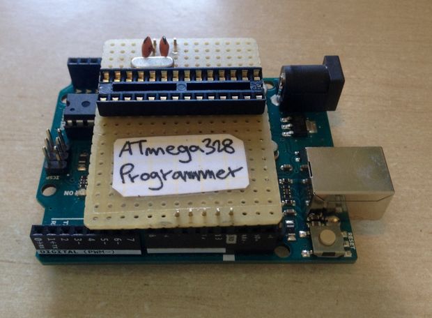 Simple & Cheap Arduino Uno ATmega328 Programmer