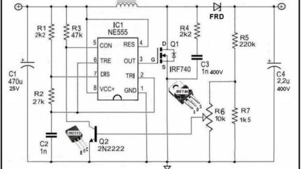 Adjustable HV Power Supply for Stompbox
