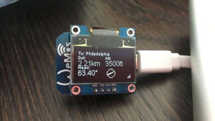 ESP8266 based plane spotter