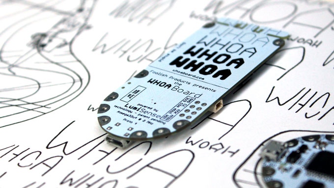 Whoa Board: Dream With Touch Sensing EL Wire, Panels, Paint