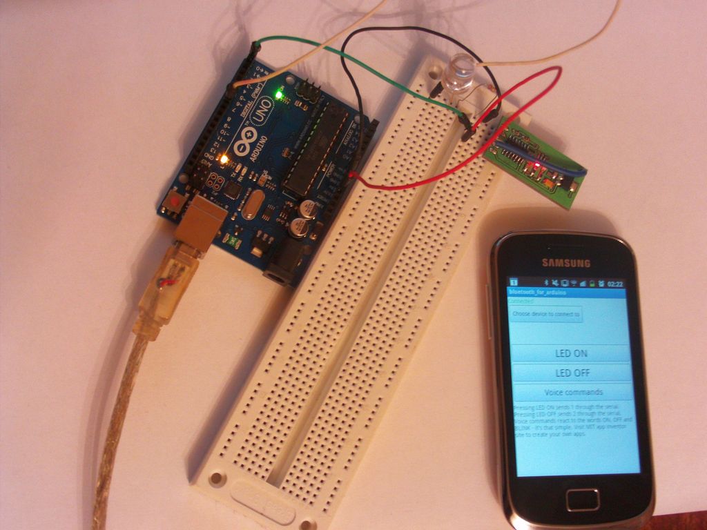 How to control Arduino board using an Android phone