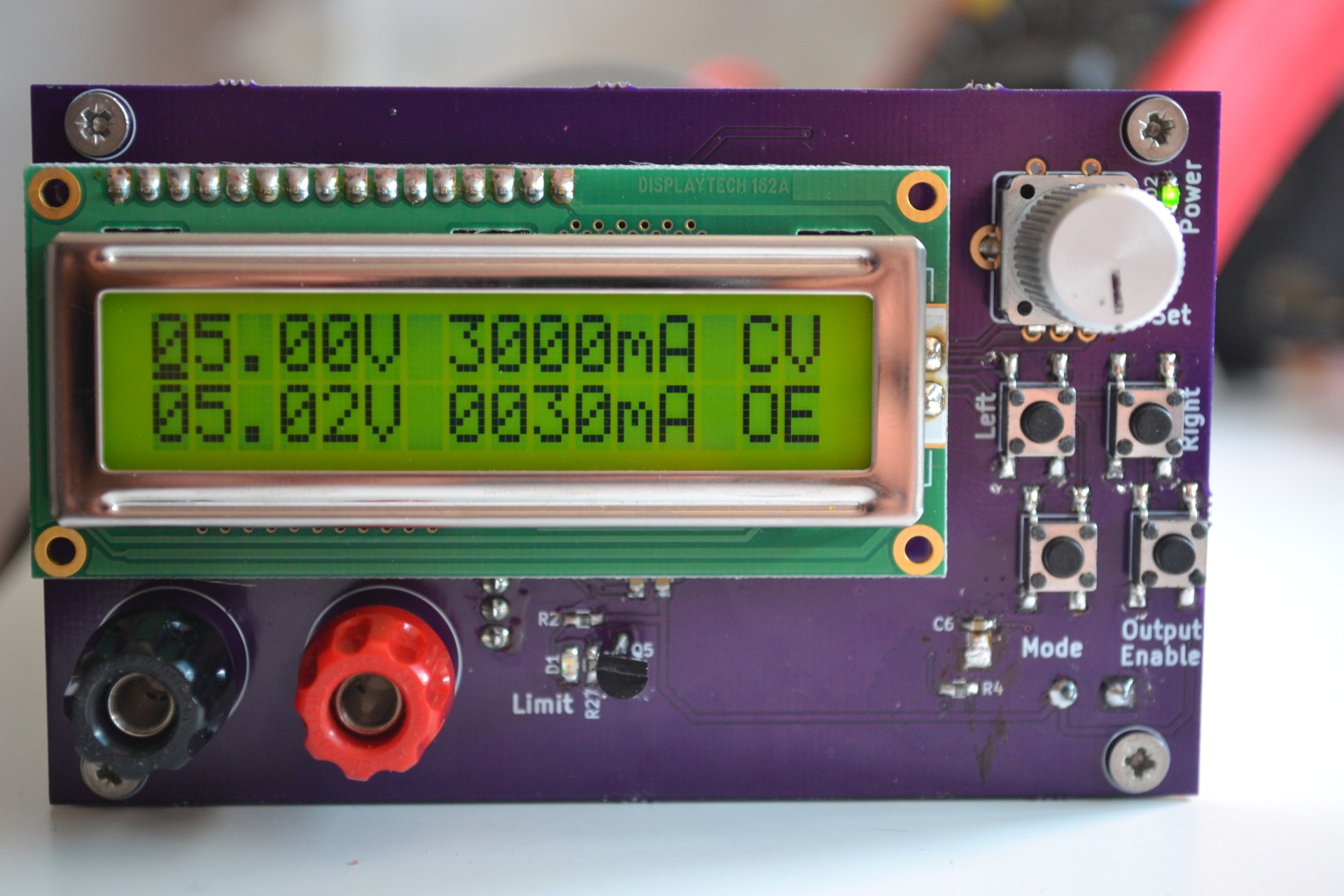 ElbSupply – Linear Bench Power Supply With Constant Current and Voltage Modes